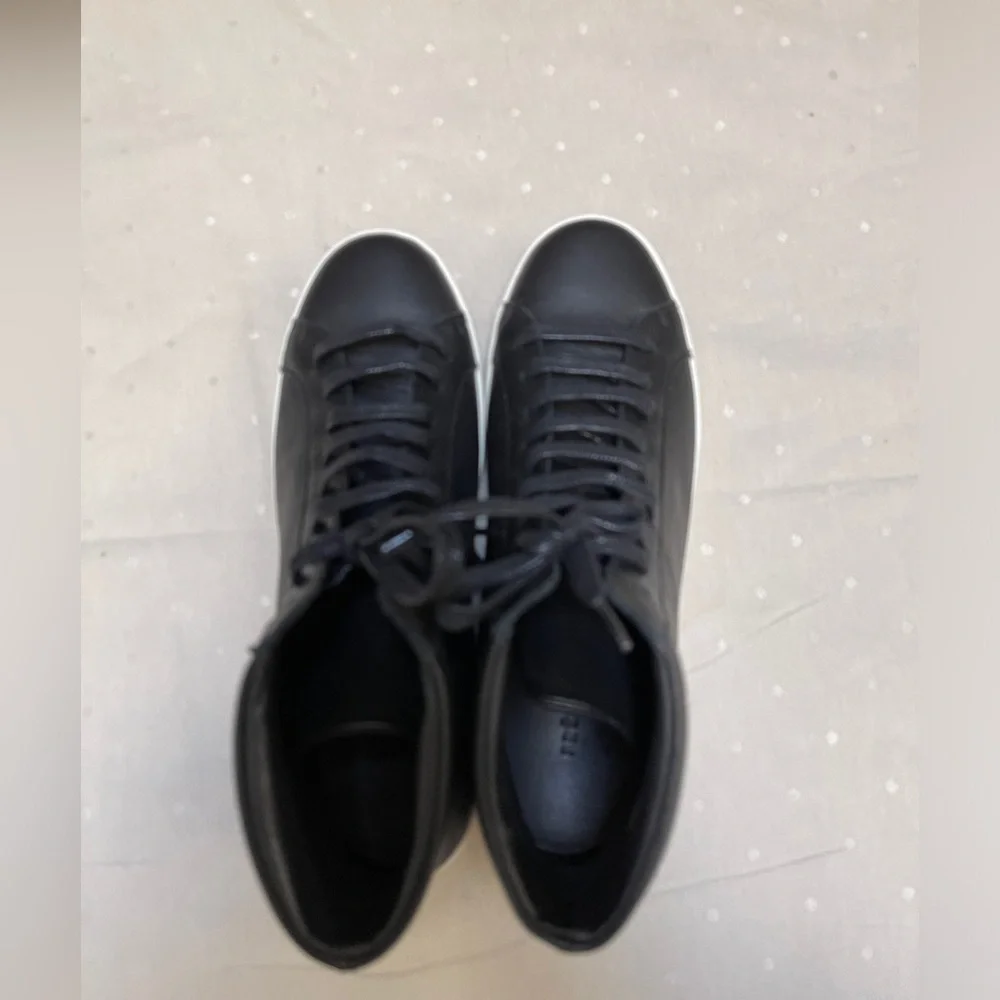 FREDA SALVADOR Sal Women's Lace Up High Top Leather Sneakers Black Size 8 NWOT - Picture 8 of 8